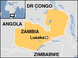 zambia map 